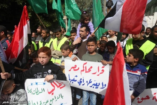 Gazze'de Mısır Protestosu 4