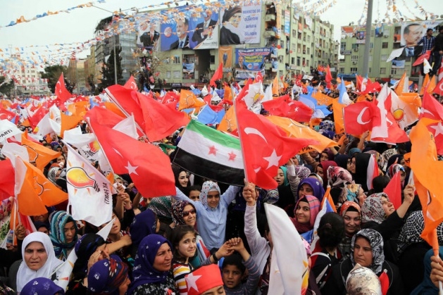 Erdoğan'ın Urfa Mitinginde İlginç Kareler 11