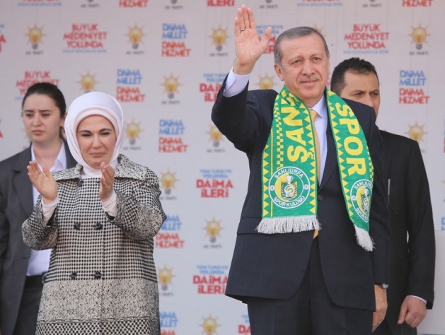 Erdoğan'ın Urfa Mitinginde İlginç Kareler 13