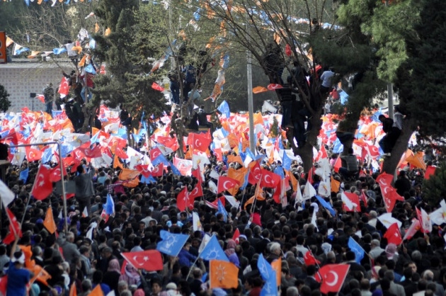Erdoğan'ın Urfa Mitinginde İlginç Kareler 14