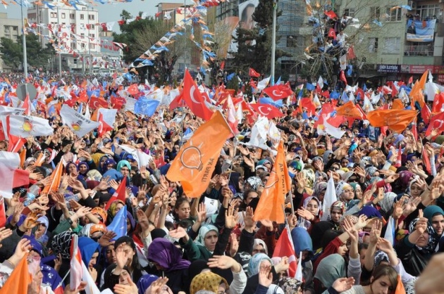 Erdoğan'ın Urfa Mitinginde İlginç Kareler 15