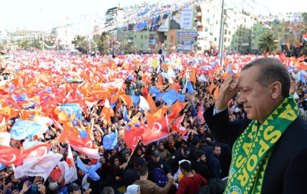 Erdoğan'ın Urfa Mitinginde İlginç Kareler 17