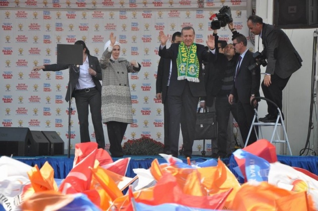 Erdoğan'ın Urfa Mitinginde İlginç Kareler 2