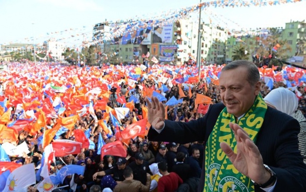 Erdoğan'ın Urfa Mitinginde İlginç Kareler 22