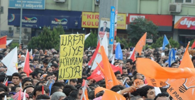 Erdoğan'ın Urfa Mitinginde İlginç Kareler 23