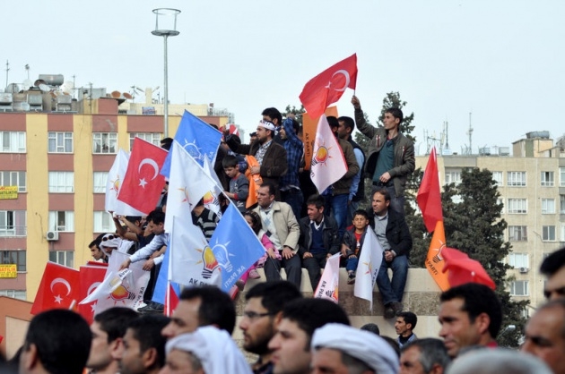 Erdoğan'ın Urfa Mitinginde İlginç Kareler 24