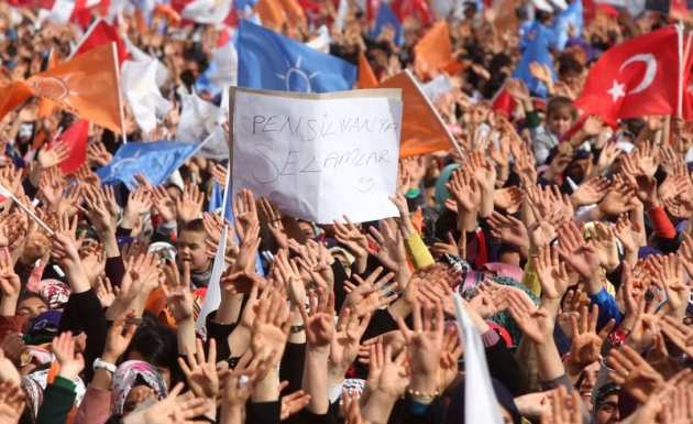 Erdoğan'ın Urfa Mitinginde İlginç Kareler 29