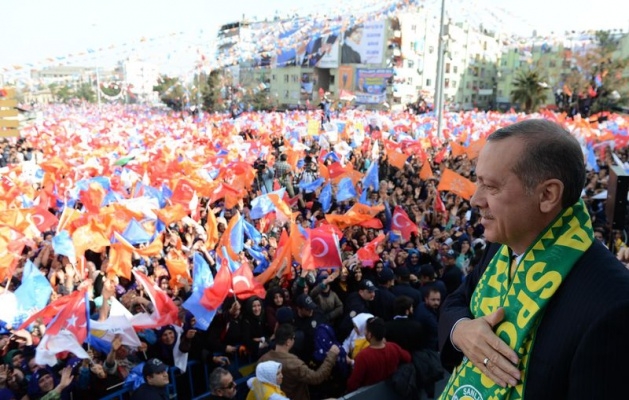 Erdoğan'ın Urfa Mitinginde İlginç Kareler 3