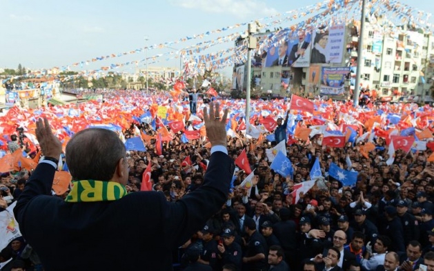 Erdoğan'ın Urfa Mitinginde İlginç Kareler 30