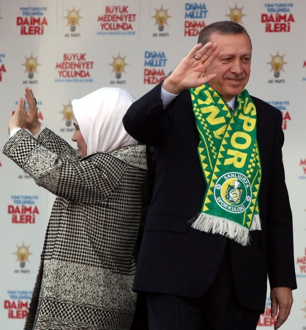 Erdoğan'ın Urfa Mitinginde İlginç Kareler 41