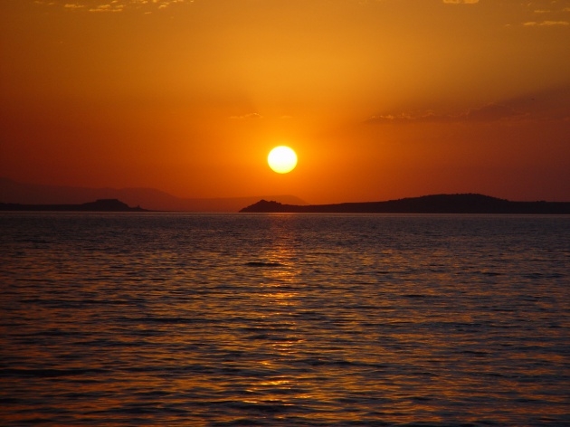 Rize'de Gün Batımı Muhteşem Manzara Oluşturdu 6