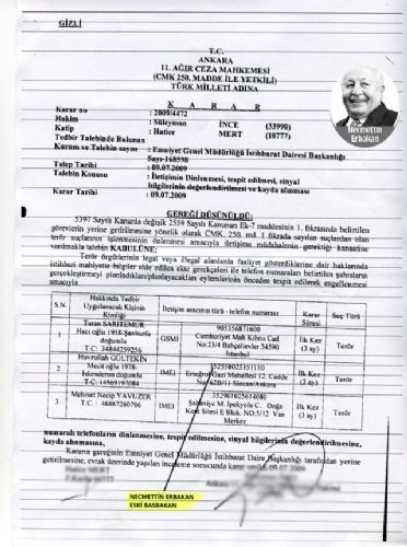 İşte Yasa Dışı Dinleme Belgeleri 6