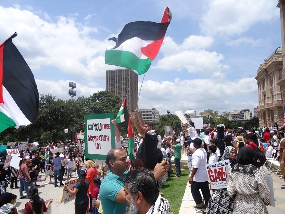 Teksas'da Gazze Halkı İçin Büyük Eylem 7