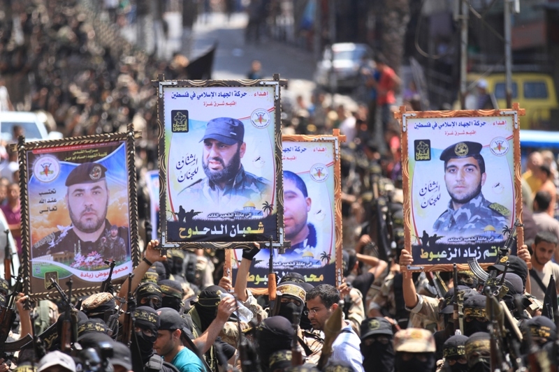 İslami Cihad'dan Gazze'de Gövde Gösterisi 3