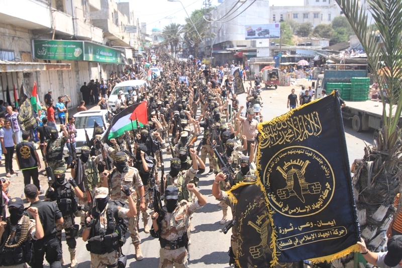 İslami Cihad'dan Gazze'de Gövde Gösterisi 4