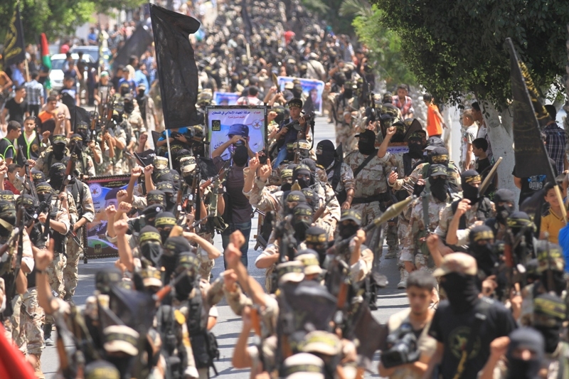 İslami Cihad'dan Gazze'de Gövde Gösterisi 5