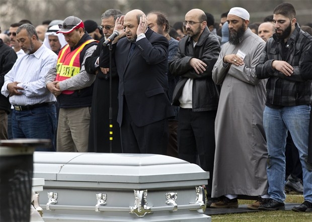 Amerika'da Katledilen Gençlerin Cenaze Töreni 6