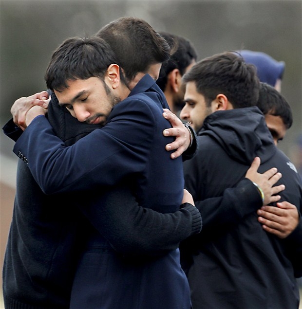 Amerika'da Katledilen Gençlerin Cenaze Töreni 7