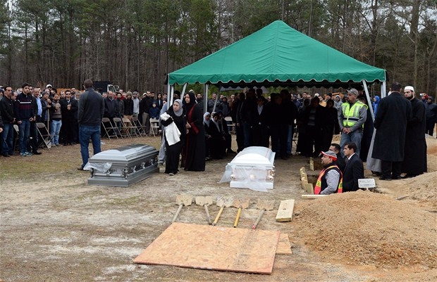 Amerika'da Katledilen Gençlerin Cenaze Töreni 8