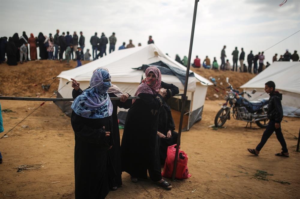 Filistinlilerin Büyük Dönüş Yürüyüşü Başladı 1