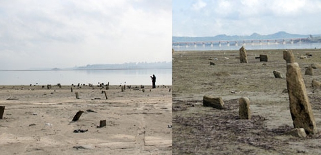 Baraj Suyu Çekilince Ortaya Çıktı 1