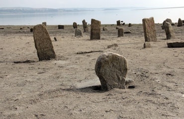 Baraj Suyu Çekilince Ortaya Çıktı 3