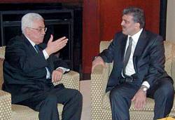 Abdullah Gül Abbas ile görüştü