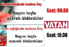 "Eyvah irtica" Kışkırtması