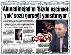 Eşcinsel Sergiye Övgü