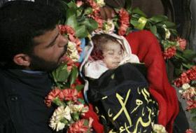 Filistin'de Bir Bebek Katledildi