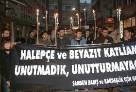 İHD'den Halepçe Protestosu