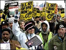 ABD'de Irak savaşını protesto grevi