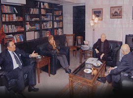 A.Doğan ,İ.Selçuk'un Evinde