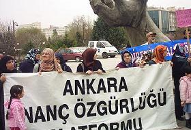 Ankara'da 113. Başörtüsü Eylemi (FOTO)