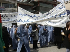 Afgan Kadınlarının "Fitna" Protestosu(Foto)