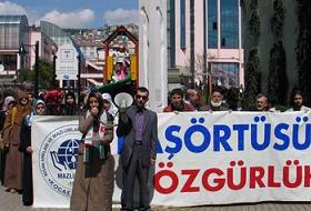 Kocaeli'de 155. Başörtüsü Eylemi