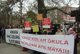 Ankara'da 116. Başörtüsü Eylemi