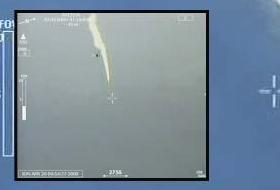 Gürcü Casus Uçağının Düşürüldüğü An (VİDEO)