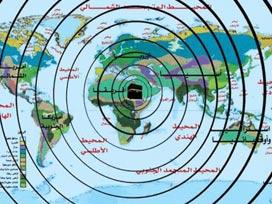 Mekke dünyanın tam merkezinde