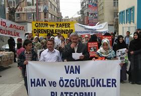 Van'da 86. Başörtüsü Eylemi