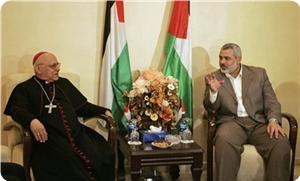 Heniyye, Gazze'deki kilise temsilcileriyle görüştü