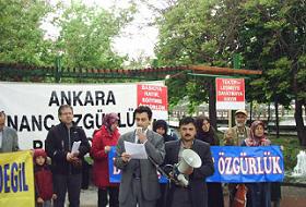 Ankara'da 118. Başörtüsü Eylemi