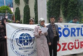 Kocaeli'de 160. Başörtüsü Eylemi