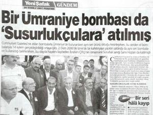 Yeni Şafak'ın haberi dava dosyasında