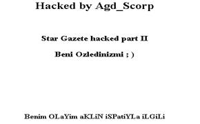 Star Gazetesi Hacklendi