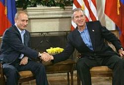 Bush ve Putin Füze Kalkanını Konuşacak