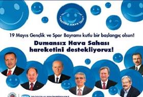 Baykal Sigara Yasağı Kampanyasında Yok