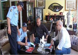 Sigara içen esnafa ceza kesildi