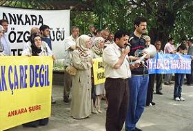 Ankara'da 121. Başörtüsü Eylemi (FOTO)