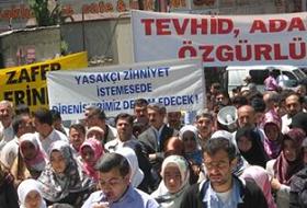 Van'da 90. Başörtüsü Eylemi